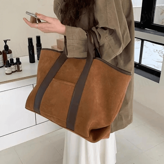 Carla Soft Suede Tote