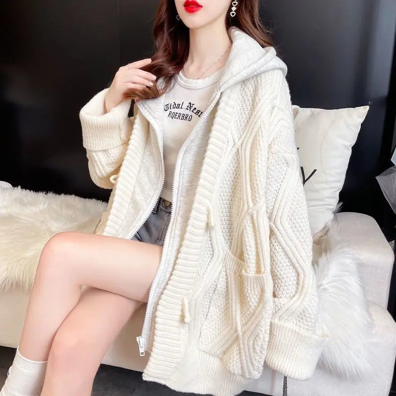 Maisie Cable Knit Cardigan