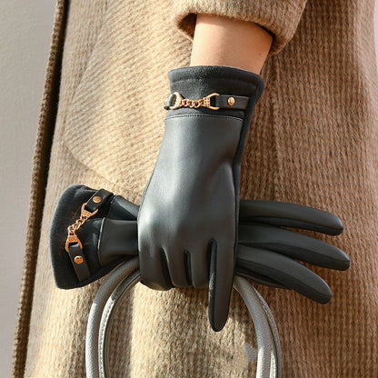 St. Moritz Leather Gloves