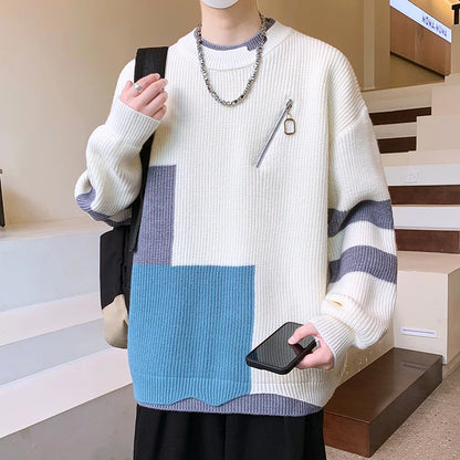 City Patchwork Sweater