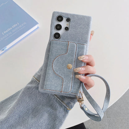 Sierra Samsung Galaxy Denim Wallet Case