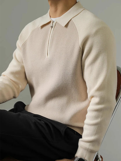 Braulio Quarter Zip Sweater