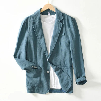 Elio Linen Casual Blazer