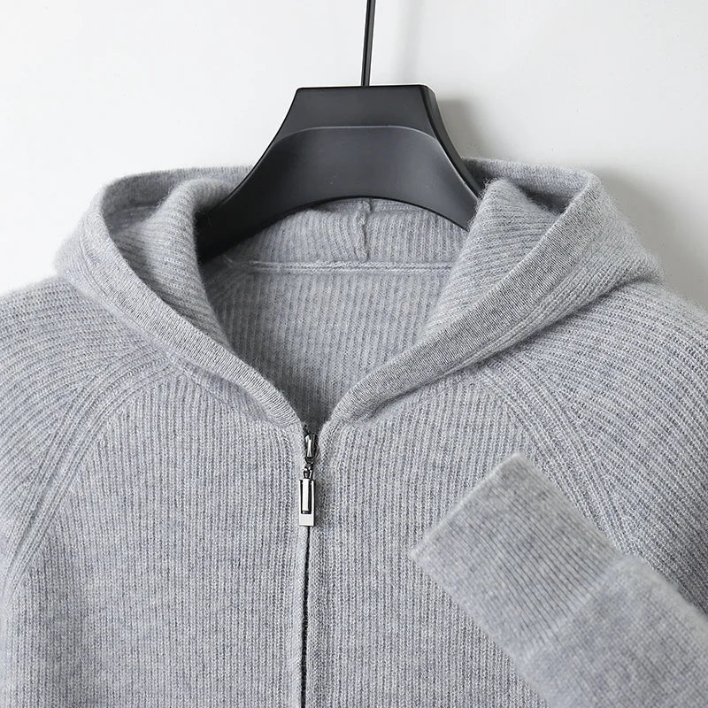 Hudson Cashmere Knit Hoodie