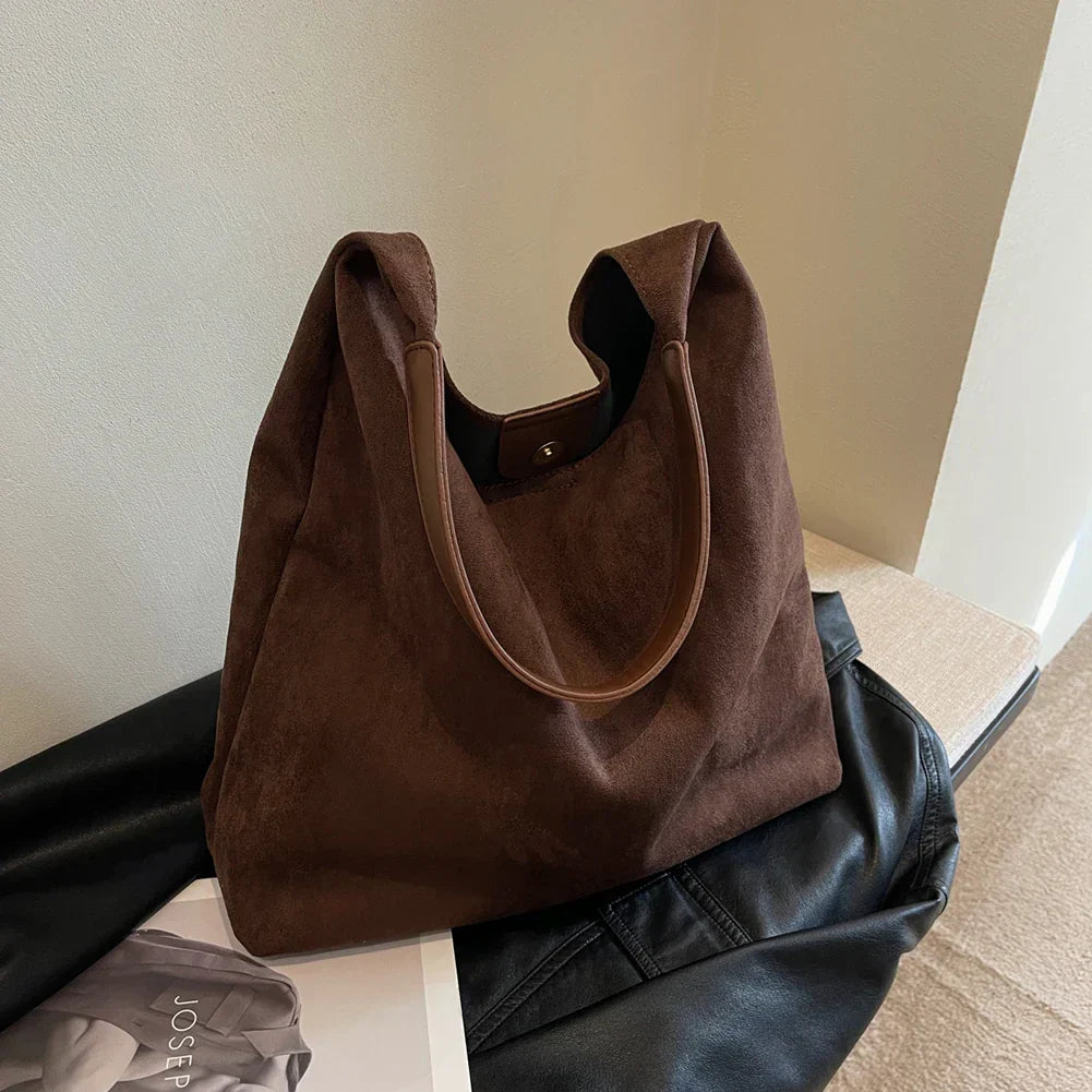 Jady Suede Shopper Tote