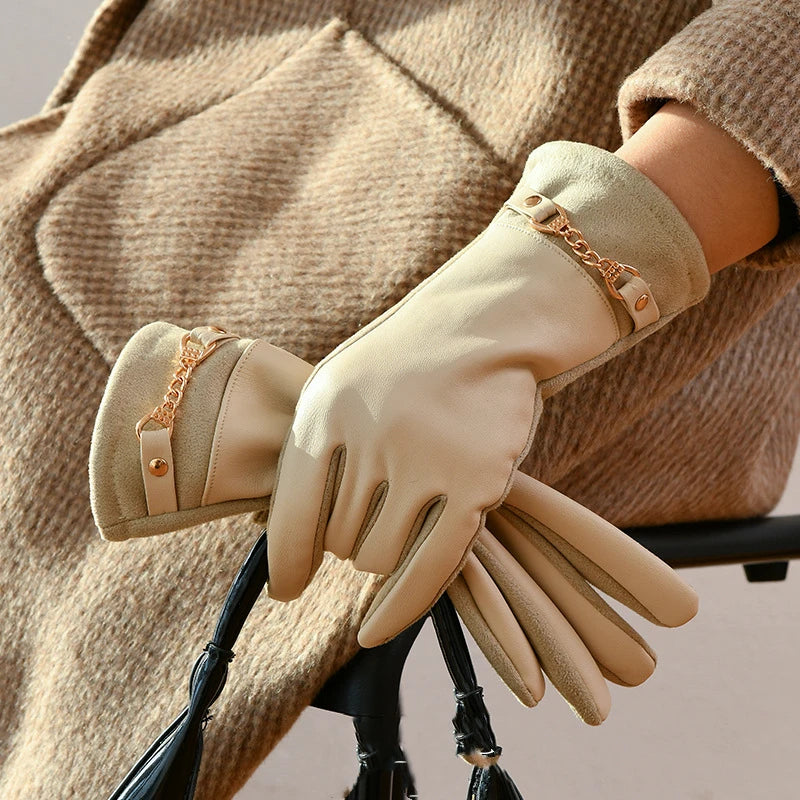 St. Moritz Leather Gloves