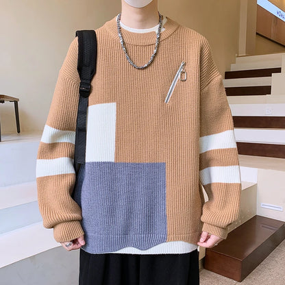 City Patchwork Sweater