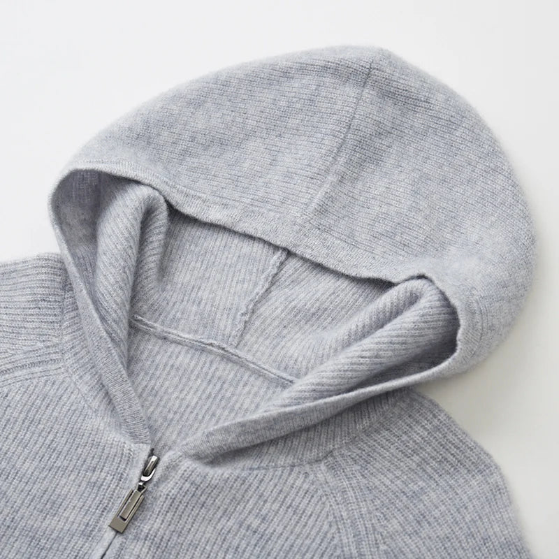 Hudson Cashmere Knit Hoodie