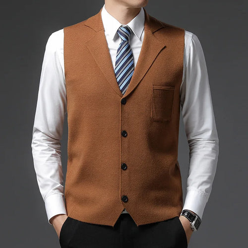 Slim Fit Premium Wool Vest