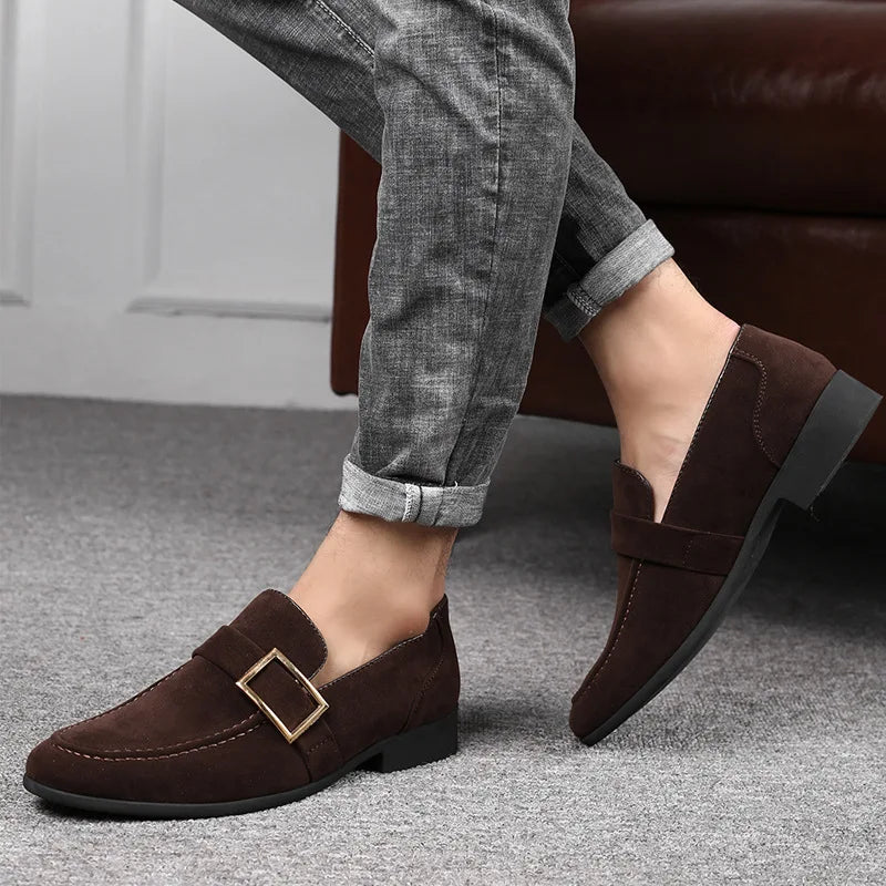 Leroy Genuine Suede Loafers