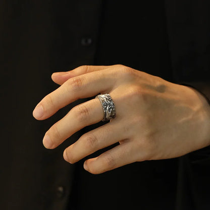 Adelina Etch Band Ring