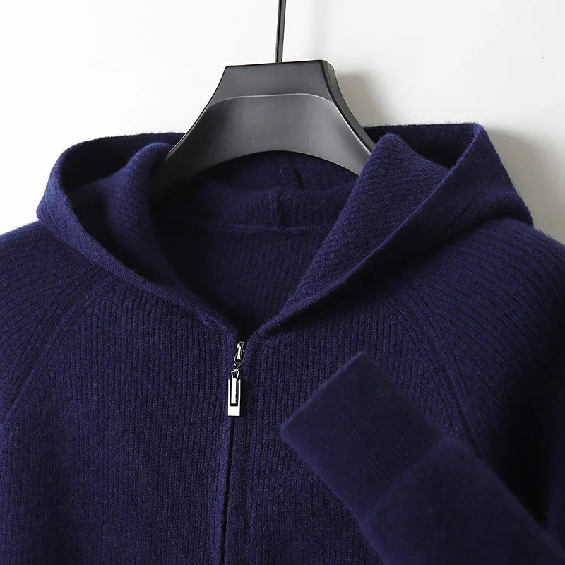 Hudson Cashmere Knit Hoodie