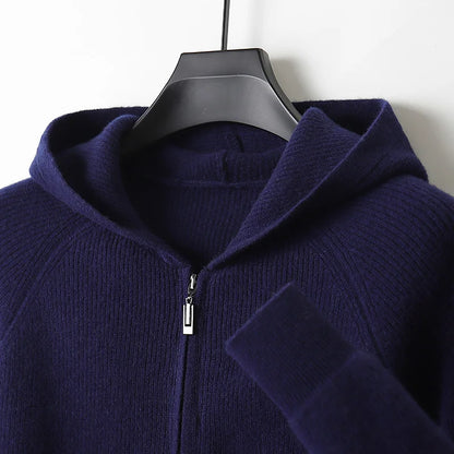 Hudson Cashmere Knit Hoodie