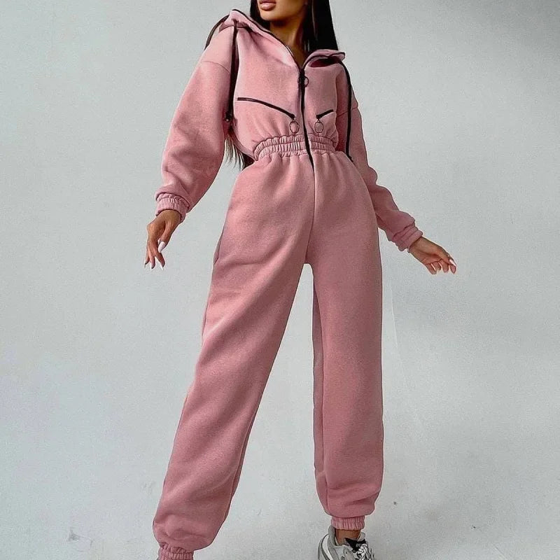 Angel Hooded Jumpsuit