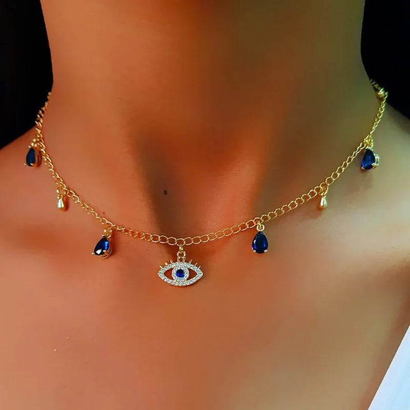 Mystique Evil Eye Necklace