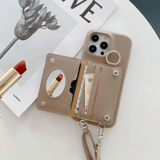 Luna Crossbody Wallet iPhone Case