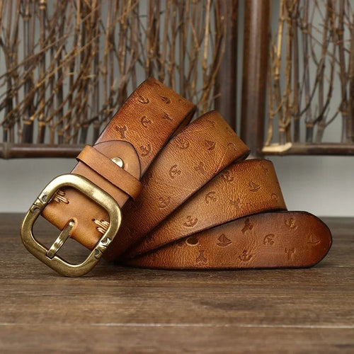 Voyager Handcrafted Genuine Leather Belt