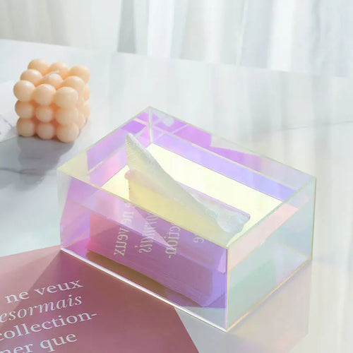 Andria Acrylic Tissue Box