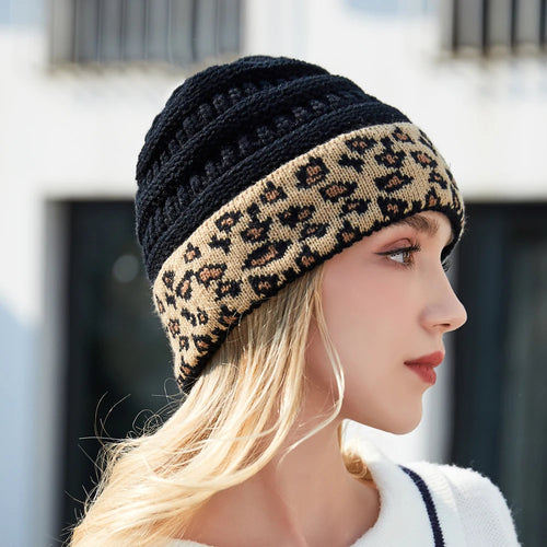 Leopard Winter Beanie