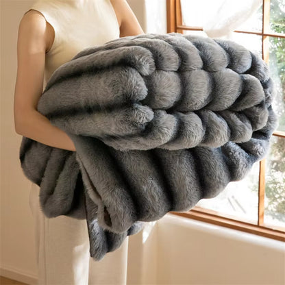 Lily Plush Fur Blanket