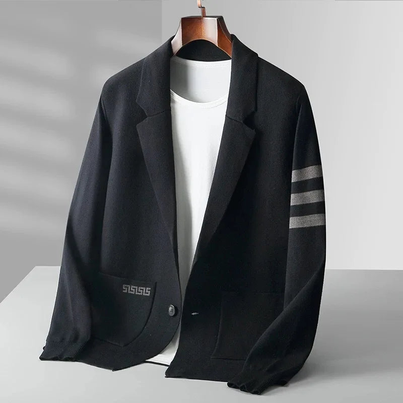 Midtown Wool Knit Cardigan