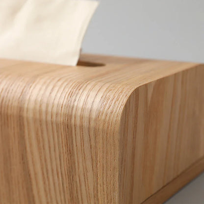 Natural Walnut Tissue Box