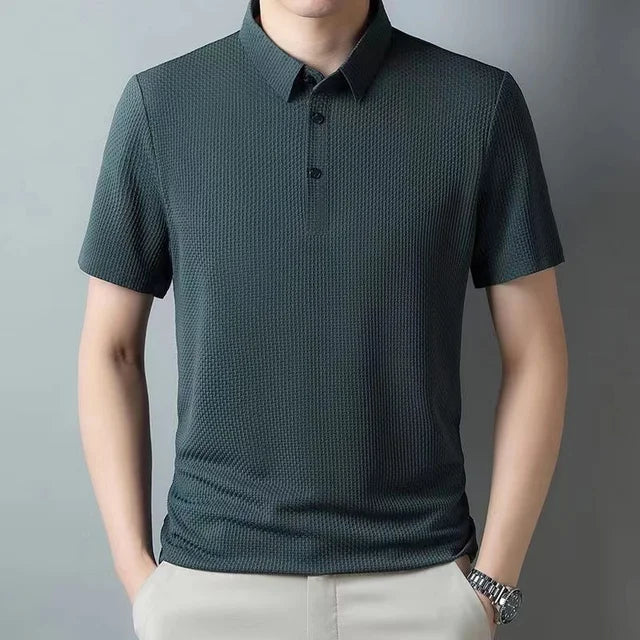 Sartorial Wool-Silk Polo