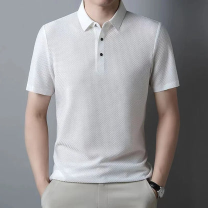 Sartorial Wool-Silk Polo