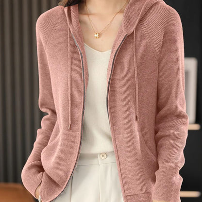 Noelle Soft-Touch Wool Hoodie