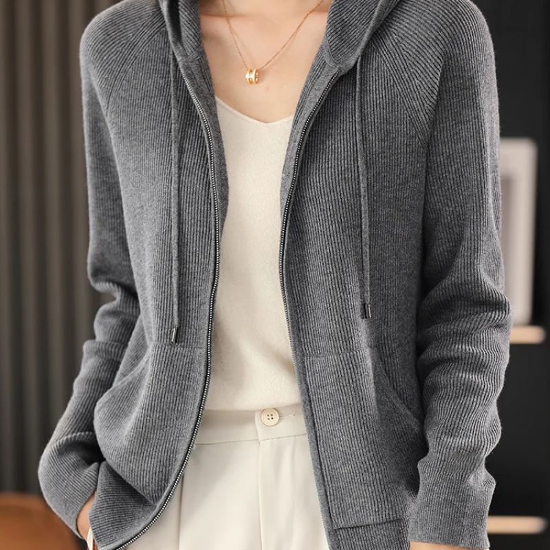 Noelle Soft-Touch Wool Hoodie