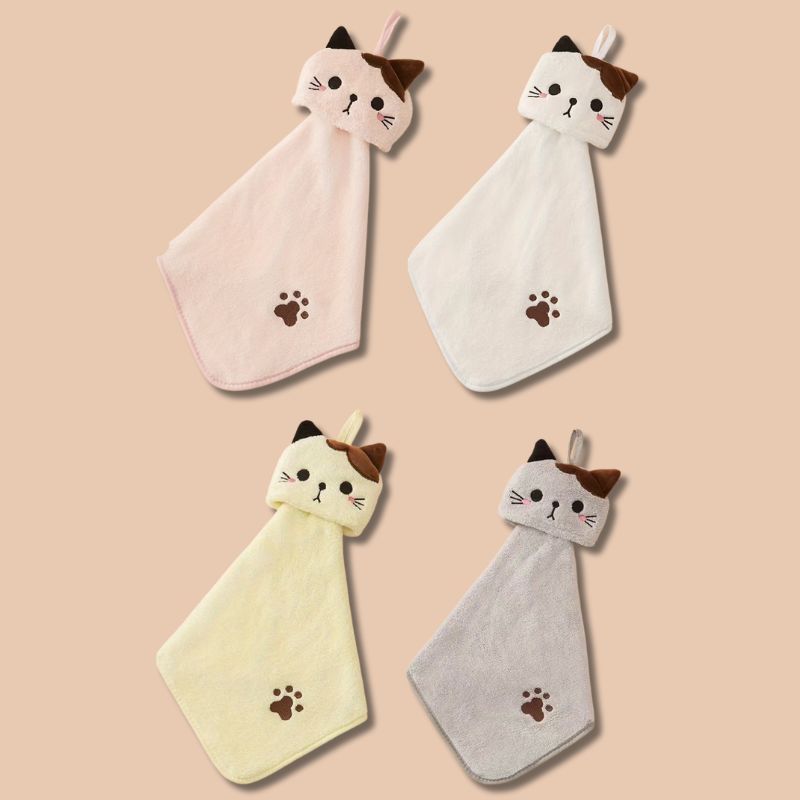 Cat Hand Towel