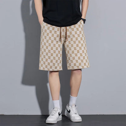 Vintage Letter Printed Shorts