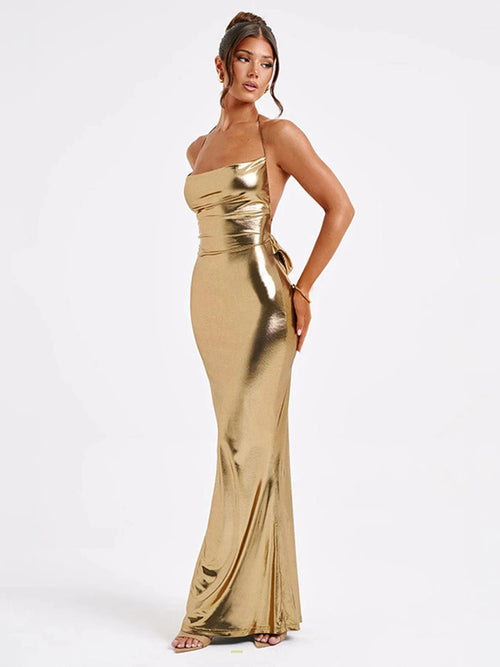 Celeste Satin Dress