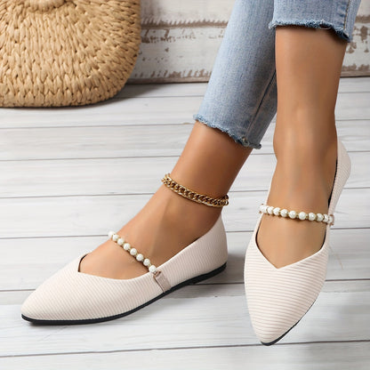 Chic Pearl Flats