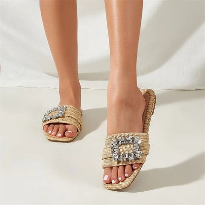 Luma Woven Slide Sandal