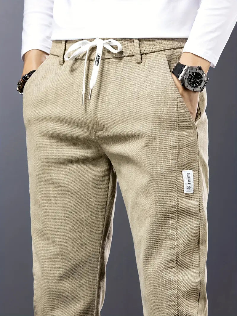 Refined Comfort Drawstring Pants