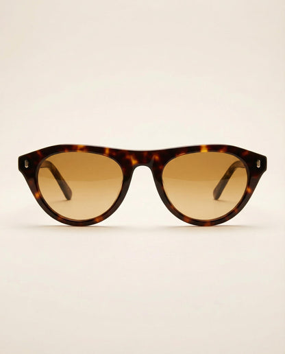 Capri Acetate Sunglasses - Amber Lens