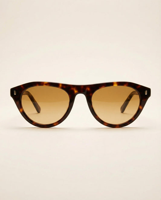 Capri Acetate Sunglasses - Amber Lens
