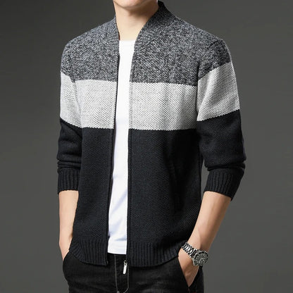 Vanguard Contrast Knit Jacket