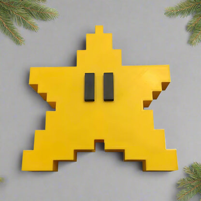 Pixel Star Tree Topper