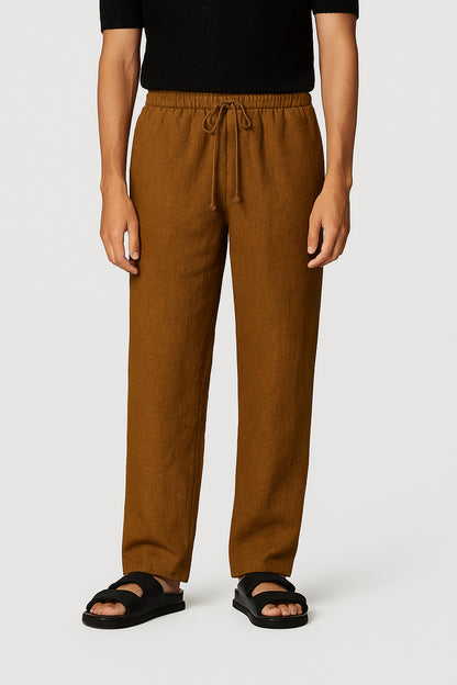 Leonardo Relaxed Linen Pants