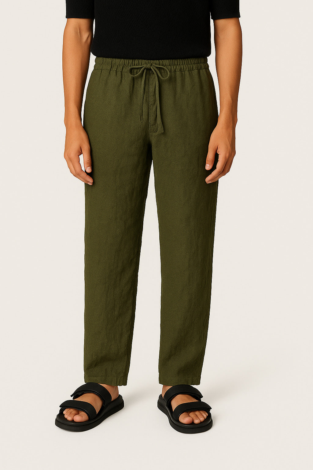 Leonardo Relaxed Linen Pants