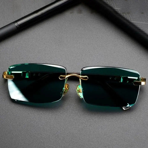 Avery Vintage Rectangle Sunglasses