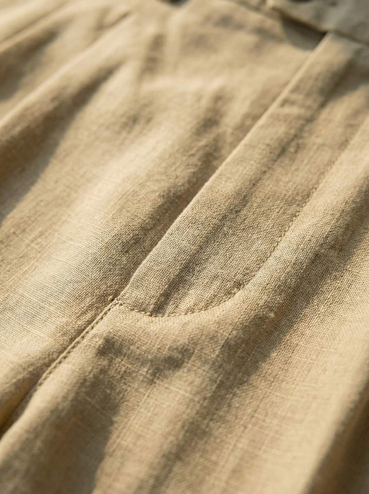 Matteo Classic Cotton Pants - Detail