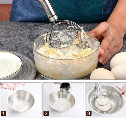 Professional Dough Whisk (+ 1 FREE)