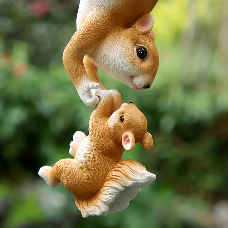 Squirrel Family Garden Decoration