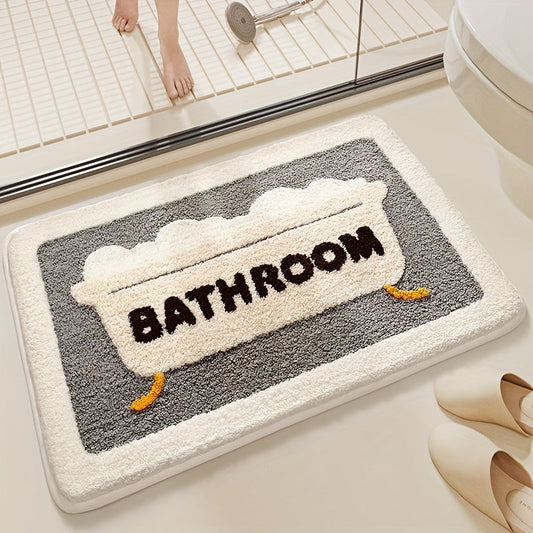 Fluffy Bathroom Mat